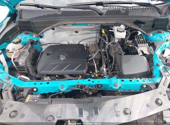 KL79MUSL6NB076261 2022 CHEVROLET TRAILBLAZER Turquoise Widok z tyłu