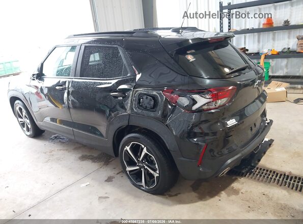 KL79MUSL7NB031118 2022 CHEVROLET TRAILBLAZER Black Задня ліва чверть