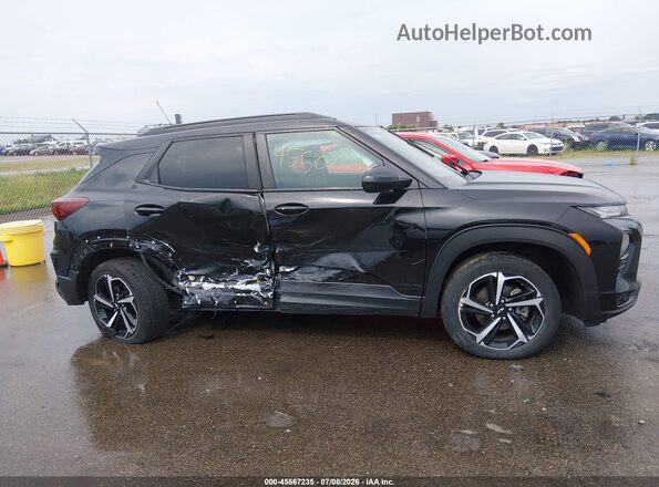 KL79MUSL7NB031118 2022 CHEVROLET TRAILBLAZER Black Вид задньої частини салону