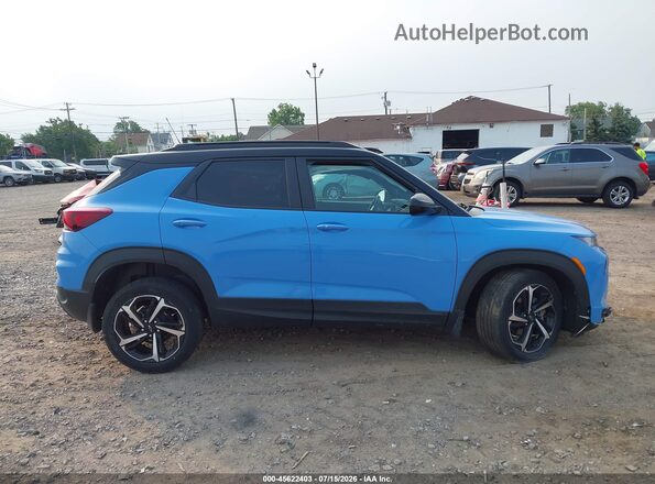 KL79MUSL7PB108623 2023 CHEVROLET TRAILBLAZER Light Blue Widok wnętrza z tyłu