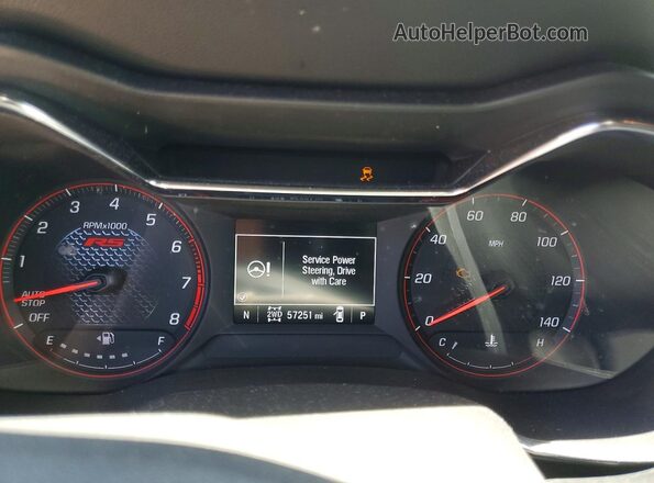 KL79MUSL7PB172726 2023 CHEVROLET TRAILBLAZER Gray ხელსაწყოთა პანელის ხედი