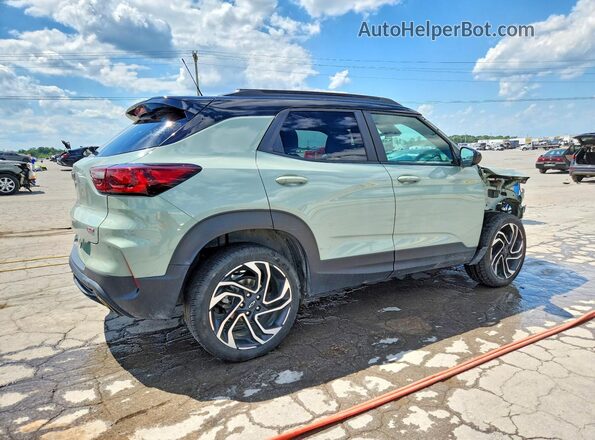 KL79MUSL7RB071916 2024 CHEVROLET TRAILBLAZER Зеленый Задняя правая четверть