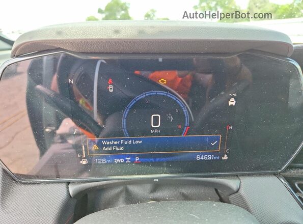 KL79MUSL7RB071916 2024 CHEVROLET TRAILBLAZER Зеленый Вид щитка приборов
