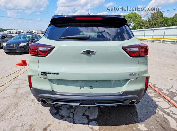 KL79MUSL7RB071916 2024 CHEVROLET TRAILBLAZER Зеленый Вид сзади