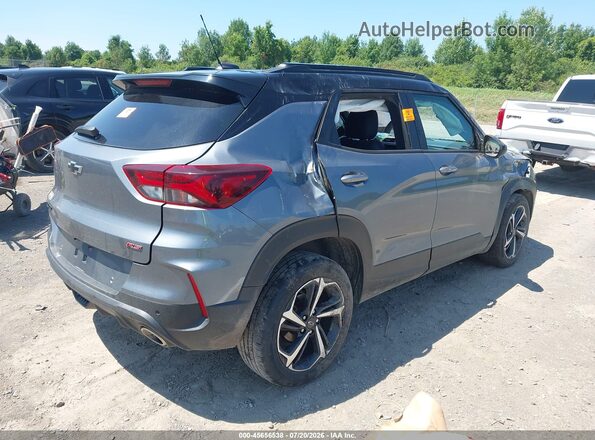 KL79MUSL8MB026556 2021 CHEVROLET TRAILBLAZER Dark Blue Задняя правая четверть