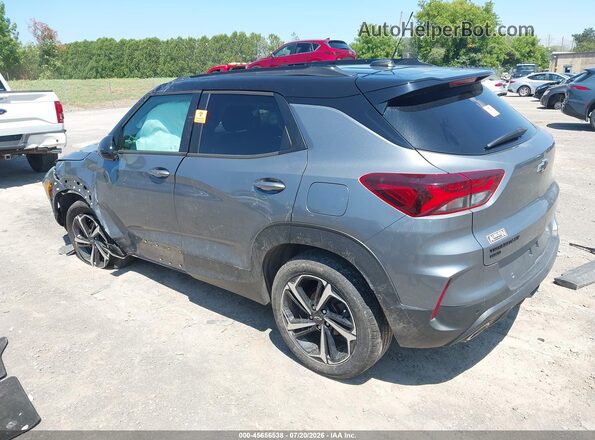 KL79MUSL8MB026556 2021 CHEVROLET TRAILBLAZER Dark Blue Задняя левая четверть