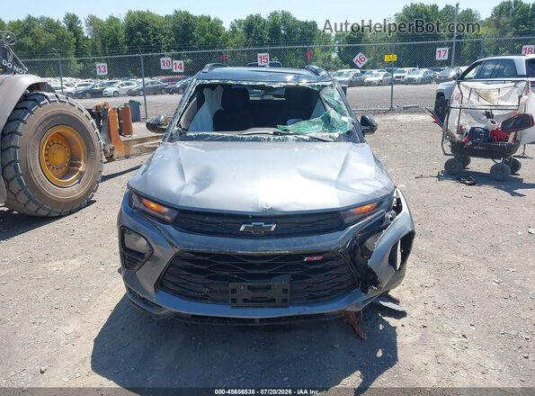 KL79MUSL8MB026556 2021 CHEVROLET TRAILBLAZER Dark Blue Вид задней части салона