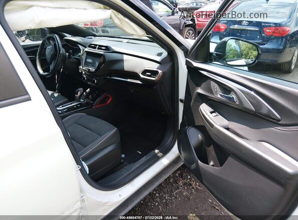KL79MUSL8MB177719 2021 CHEVROLET TRAILBLAZER Белый Вид салона спереди