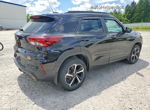 KL79MUSL8NB137173 2022 CHEVROLET TRAILBLAZER Black Rear right
