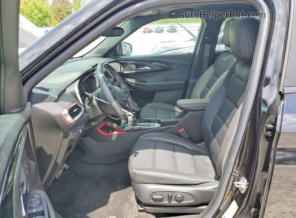 KL79MUSL8NB137173 2022 CHEVROLET TRAILBLAZER Black Front interior view