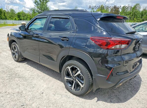 KL79MUSL8NB137173 2022 CHEVROLET TRAILBLAZER Black Rear left