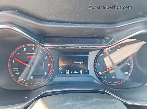 KL79MUSL8PB197442 2023 CHEVROLET TRAILBLAZER Black Սարքավորումների վահանակի տեսք