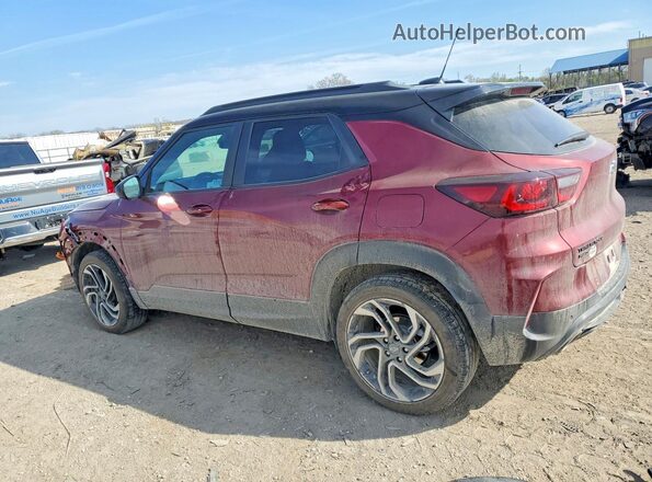 KL79MUSL8SB033276 2025 CHEVROLET TRAILBLAZER Maroon Հետևի ձախ