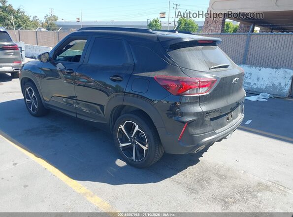 KL79MUSL9NB044355 2022 CHEVROLET TRAILBLAZER Black Rear left