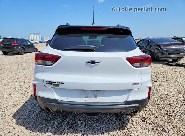 KL79MUSLXMB064533 2021 CHEVROLET TRAILBLAZER White Rear view