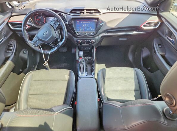 KL79MUSLXMB064533 2021 CHEVROLET TRAILBLAZER White Dashboard view