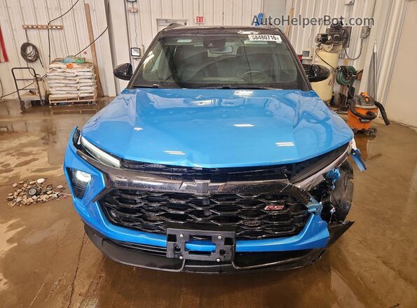 KL79MUSLXSB009710 2025 CHEVROLET TRAILBLAZER Blue Вид спереду