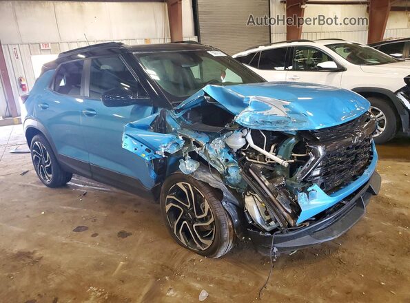 KL79MUSLXSB107717 2025 CHEVROLET TRAILBLAZER Blue წინა მარჯვენა