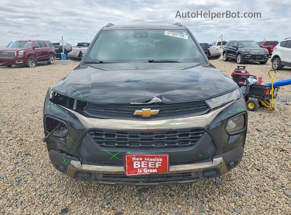 KL79MVSL0NB046825 2022 CHEVROLET TRAILBLAZER Black Вид спереду