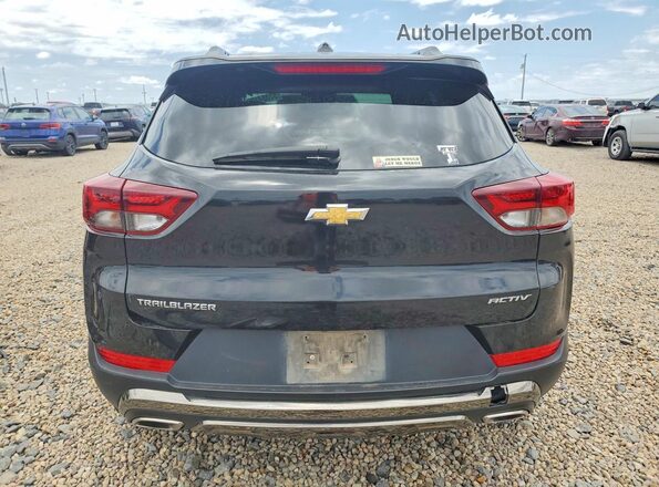 KL79MVSL0NB046825 2022 CHEVROLET TRAILBLAZER Black Вид ззаду