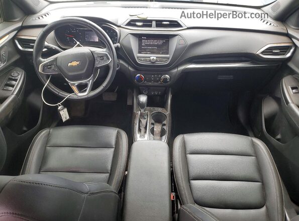 KL79MVSL0NB046825 2022 CHEVROLET TRAILBLAZER Black Вид панелі приладів