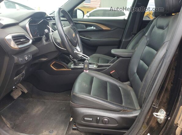 KL79MVSL0NB046825 2022 CHEVROLET TRAILBLAZER Black Вид салону спереду