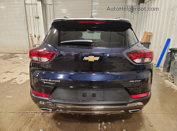 KL79MVSL2MB126822 2021 CHEVROLET TRAILBLAZER Blue უკანა ხედი