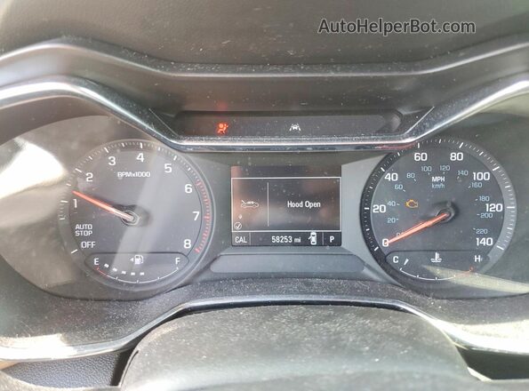 KL79MVSL3MB095497 2021 CHEVROLET TRAILBLAZER Blue Widok zestawu wskaźników