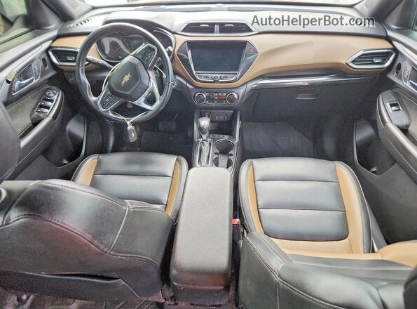 KL79MVSL3MB149588 2021 CHEVROLET TRAILBLAZER Orange Вид панелі приладів