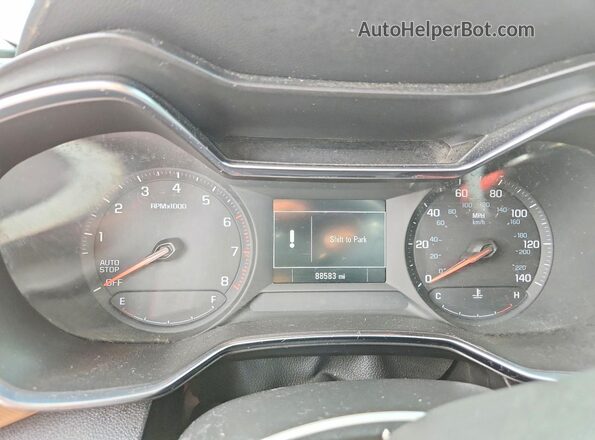 KL79MVSL3MB149588 2021 CHEVROLET TRAILBLAZER Orange Вид щитка приладів
