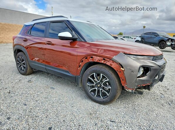 KL79MVSL3MB149588 2021 CHEVROLET TRAILBLAZER Orange Передня права чверть