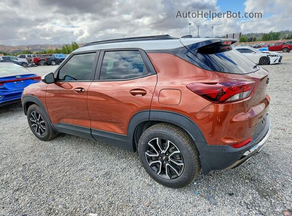 KL79MVSL3MB149588 2021 CHEVROLET TRAILBLAZER Orange Задня ліва чверть