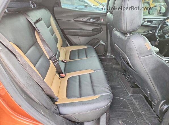 KL79MVSL3MB149588 2021 CHEVROLET TRAILBLAZER Orange Вид задньої частини салону