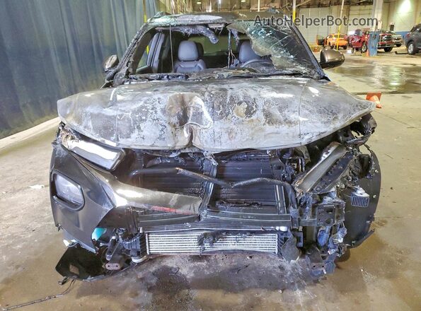 KL79MVSL3MB162485 2021 CHEVROLET TRAILBLAZER Black Front view