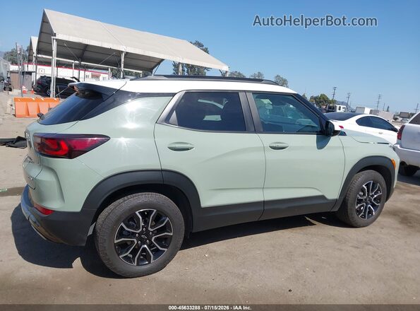 KL79MVSL4RB089845 2024 CHEVROLET TRAILBLAZER Зеленый Вид задней части салона