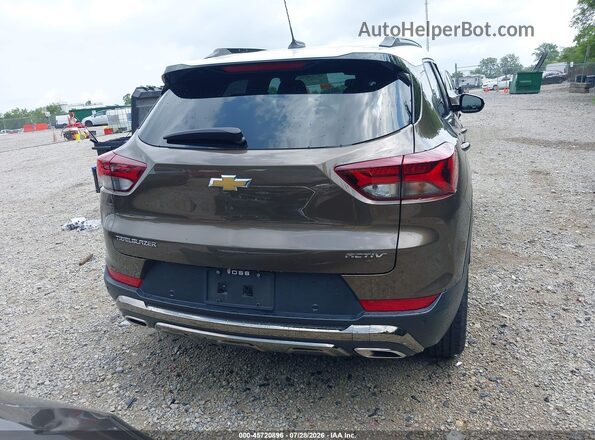 KL79MVSL6MB163369 2021 CHEVROLET TRAILBLAZER Brown 