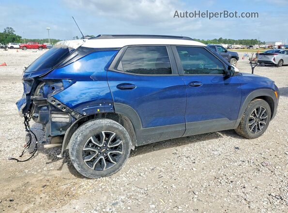 KL79MVSL6NB109572 2022 CHEVROLET TRAILBLAZER Blue უკანა მარჯვენა