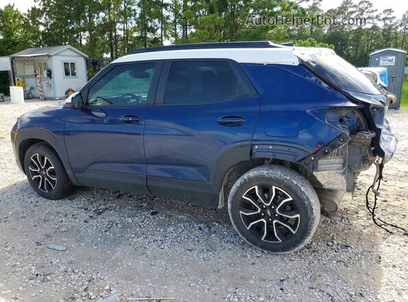 KL79MVSL6NB109572 2022 CHEVROLET TRAILBLAZER Blue უკანა მარცხენა