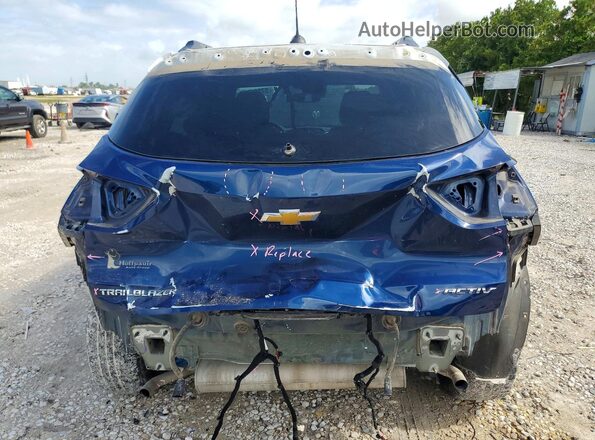 KL79MVSL6NB109572 2022 CHEVROLET TRAILBLAZER Blue უკანა ხედი