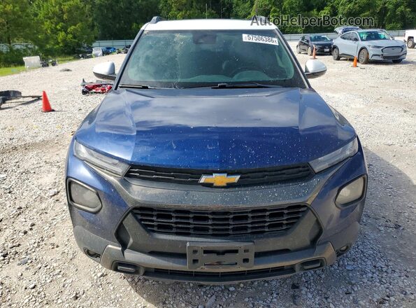 KL79MVSL6NB109572 2022 CHEVROLET TRAILBLAZER Blue წინა ხედი