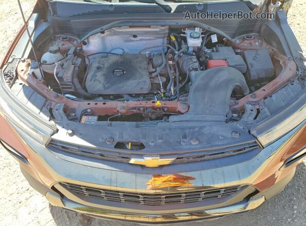 KL79MVSL8MB077481 2021 CHEVROLET TRAILBLAZER Orange Widok komory silnika