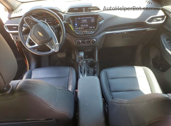 KL79MVSL8MB077481 2021 CHEVROLET TRAILBLAZER Orange Widok deski rozdzielczej