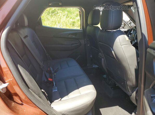 KL79MVSL8MB077481 2021 CHEVROLET TRAILBLAZER Orange Widok wnętrza z tyłu