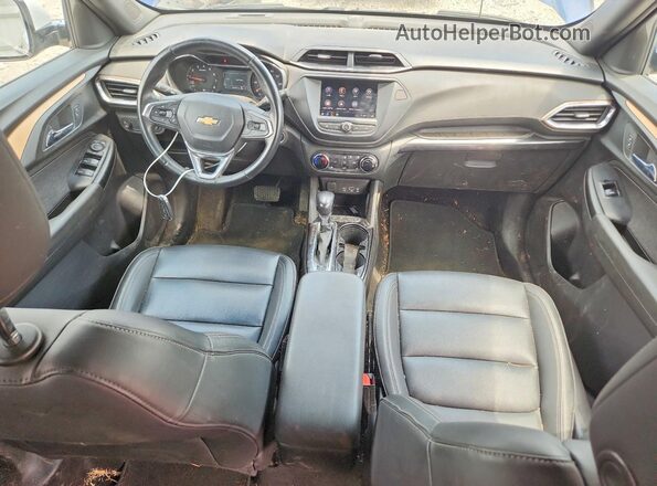 KL79MVSL8NB042666 2022 CHEVROLET TRAILBLAZER Blue Dashboard view