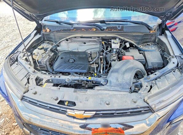 KL79MVSL8NB042666 2022 CHEVROLET TRAILBLAZER Blue Rear interior view