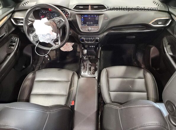 KL79MVSL8PB123668 2023 CHEVROLET TRAILBLAZER Gray Вид панелі приладів
