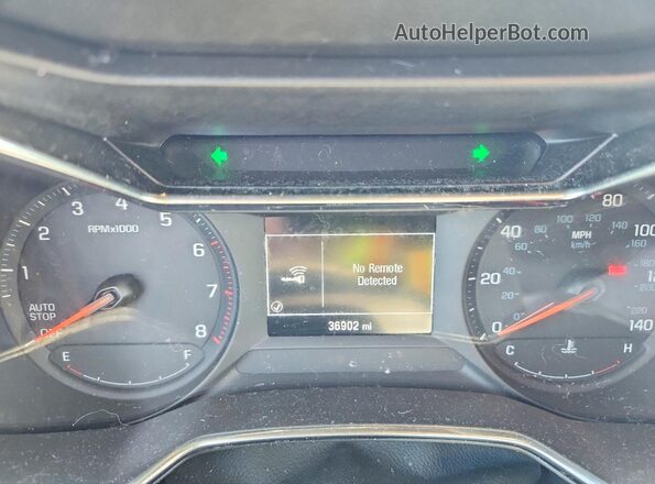 KL79MVSLXPB081343 2023 CHEVROLET TRAILBLAZER Black Widok zestawu wskaźników