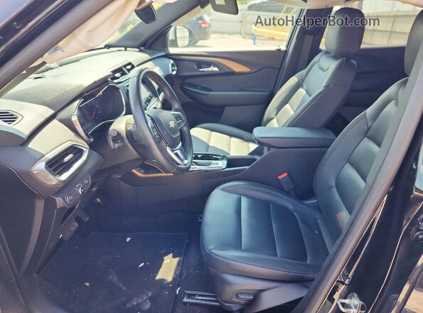 KL79MVSLXPB081343 2023 CHEVROLET TRAILBLAZER Black Widok wnętrza z przodu
