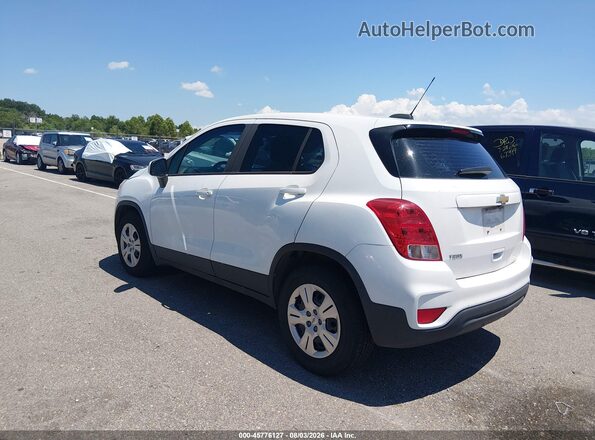 KL7CJKSB0HB100679 2017 CHEVROLET TRAX Белый Задняя левая четверть