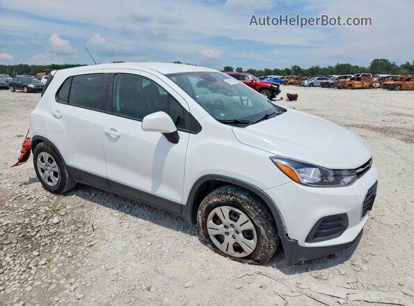 KL7CJKSB1JB721919 2018 CHEVROLET TRAX White წინა მარჯვენა